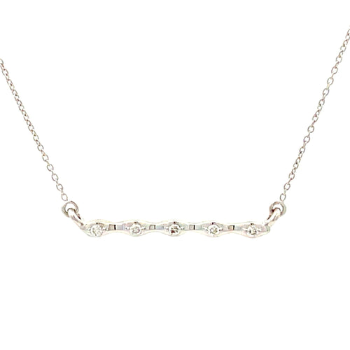 .05ct Diamond Fashion Pendants 14KT White Gold Bids.com