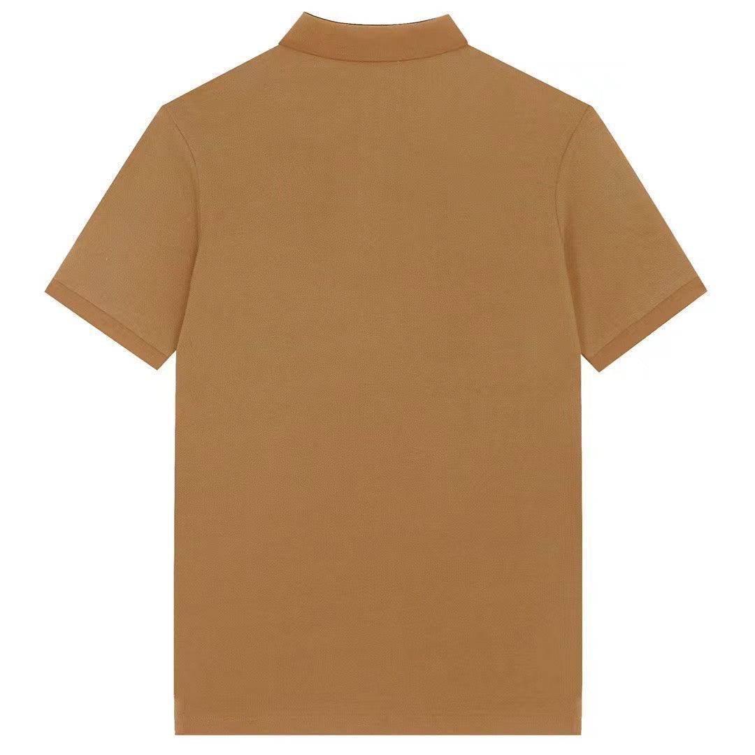Burberry Brown T-Shirt With Collar Banlieue91