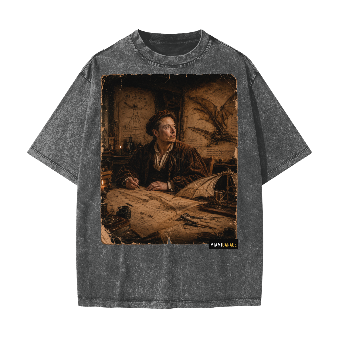 Heavyweight Snow Washed T-Shirt