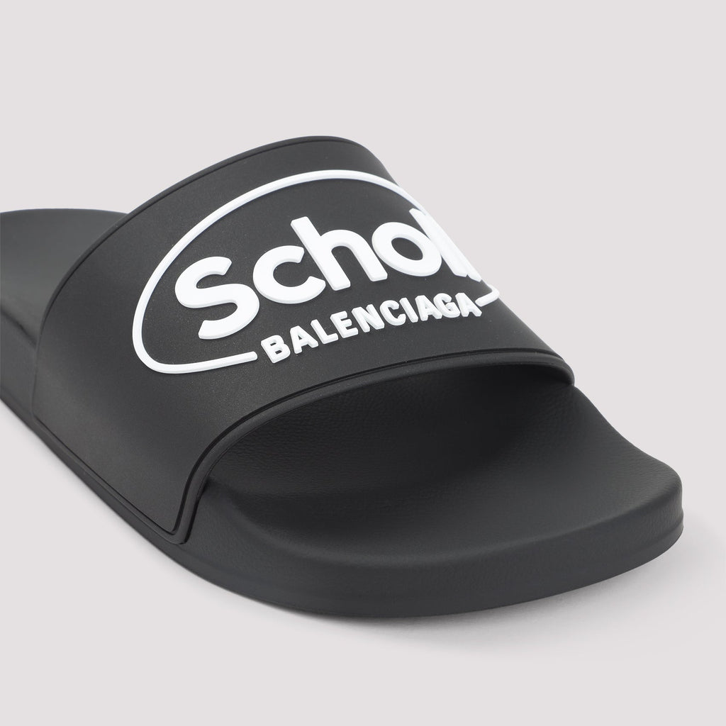 BALENCIAGA Men's Pool Slide Sandals Banlieue91