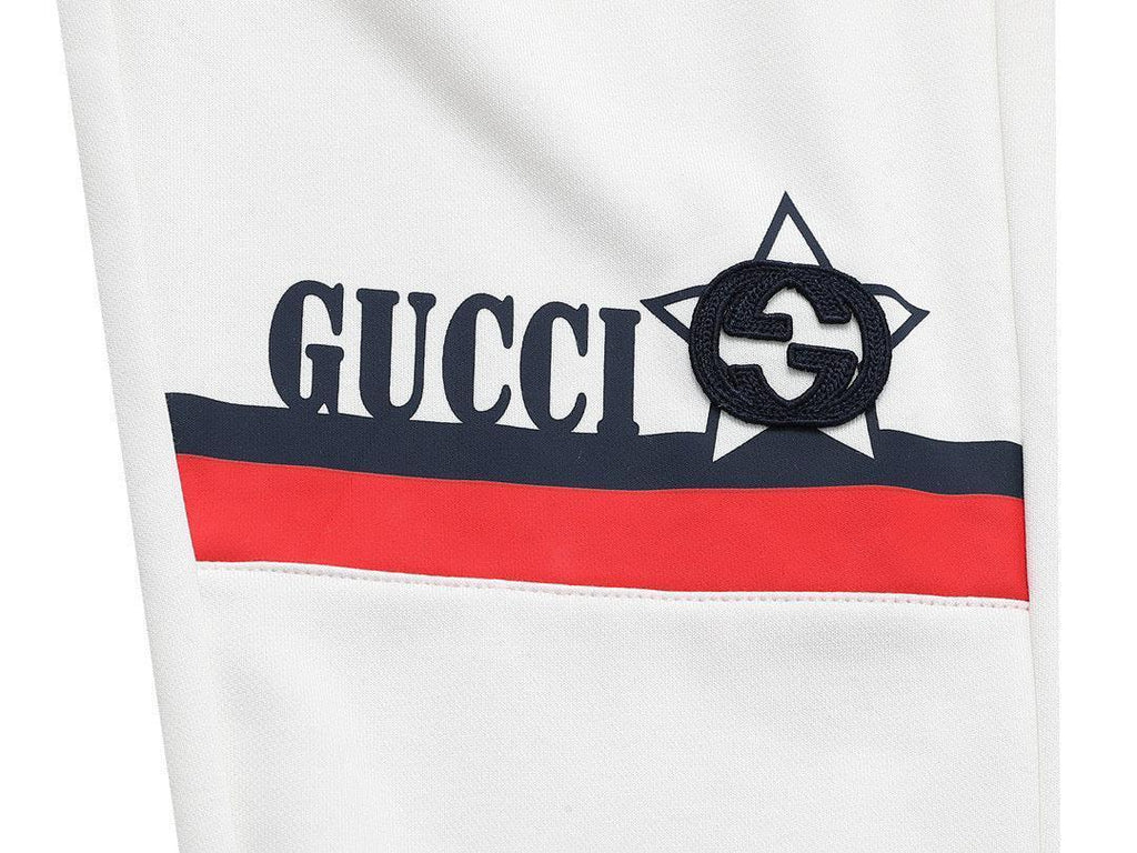 Gucci Long Pant White/Black/Red' Banlieue91