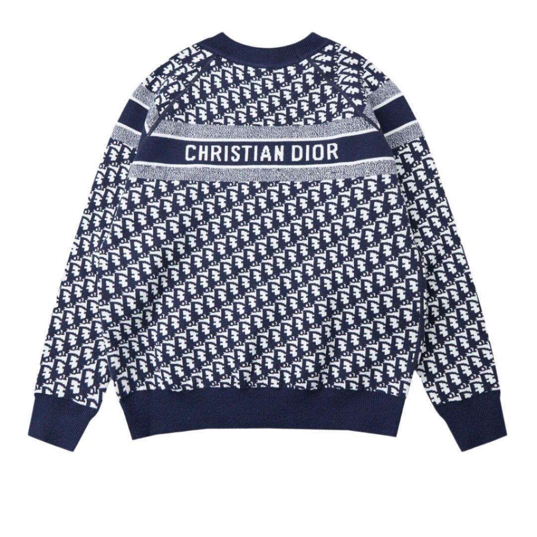 Dior Classic Sweaters Blue/White Banlieue91