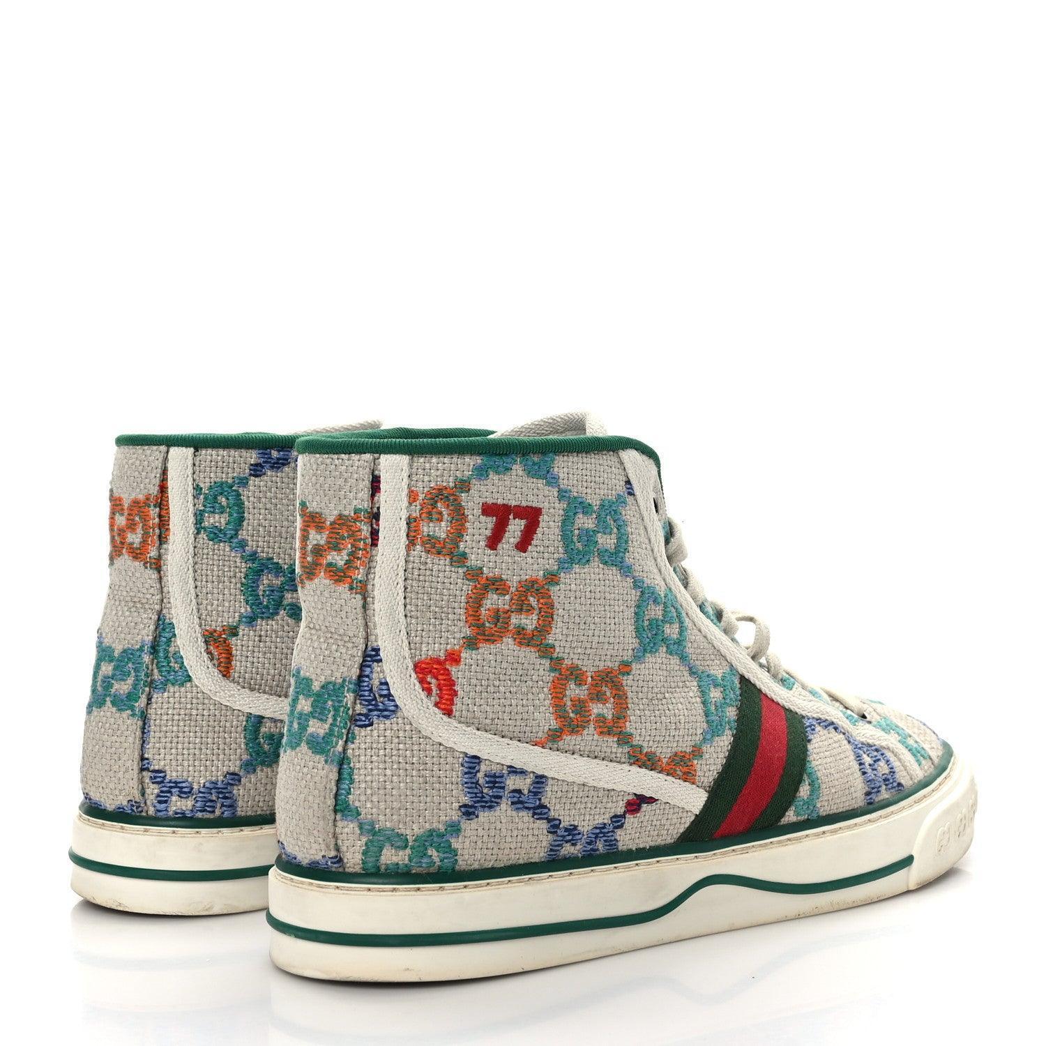Gucci Tennis 1977 Canvas High Top Banlieue91