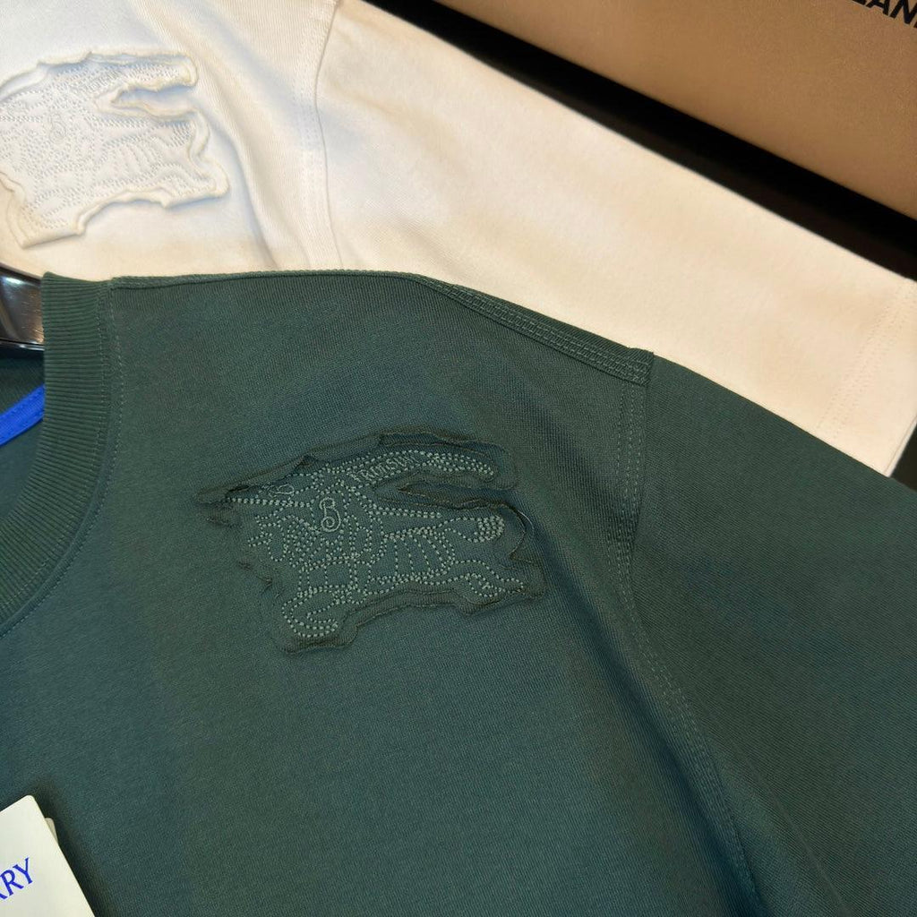 Burberry T-Shirt Without Collar 'Green' Banlieue91
