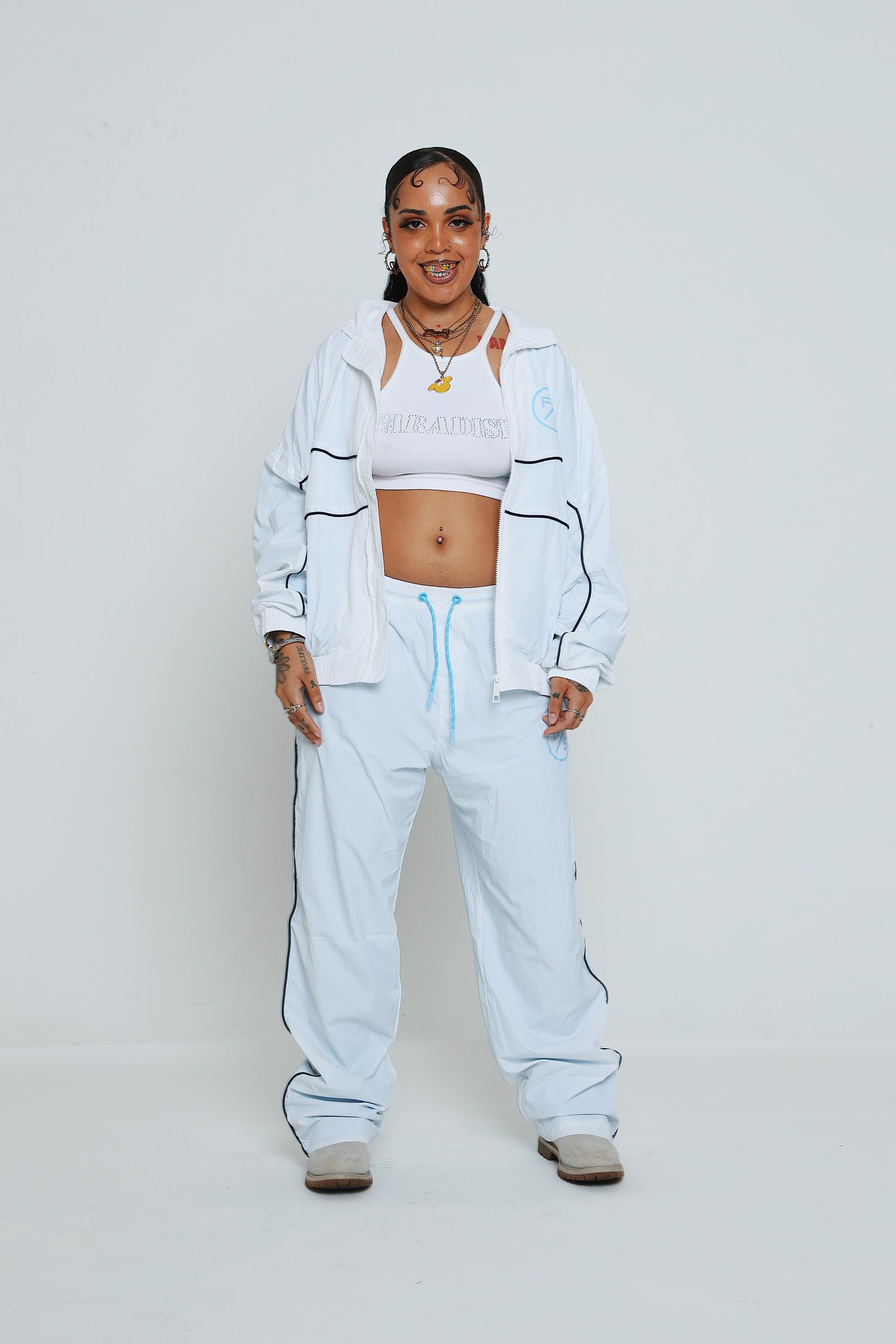 Lightweight Utility Track Pants – Slight Baggy Fit Streetwear Pants