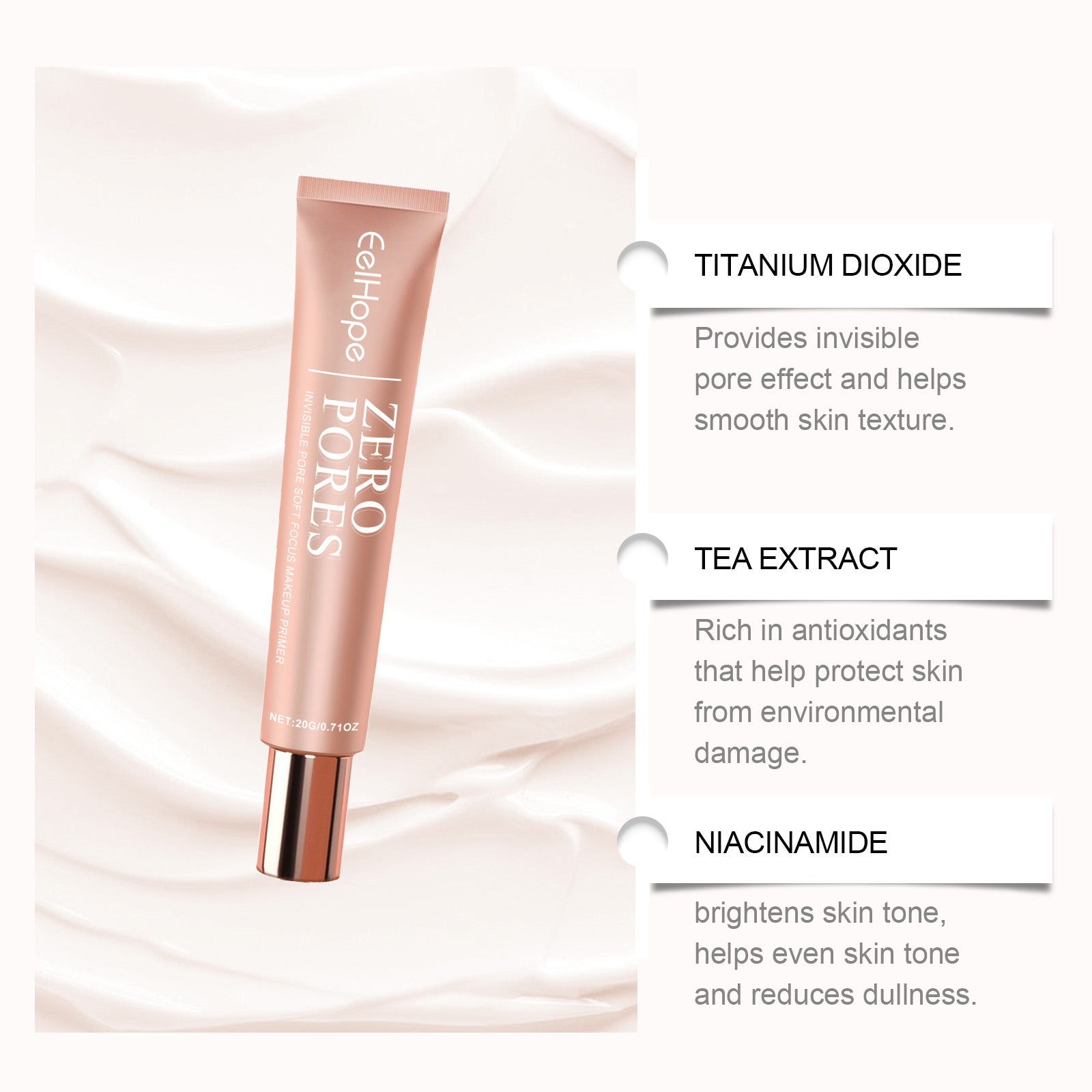 Primer, Primer Primer, Brightening Skin, Natural Radiance, Gentle, Non-Greasy Base