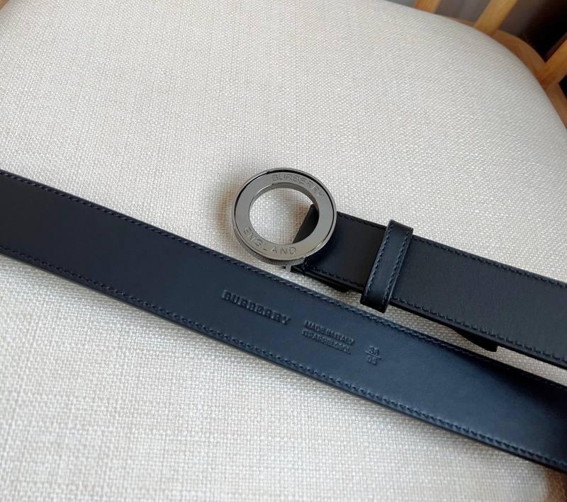 Burberry Leather Vintage Belt 'Black' Banlieue91