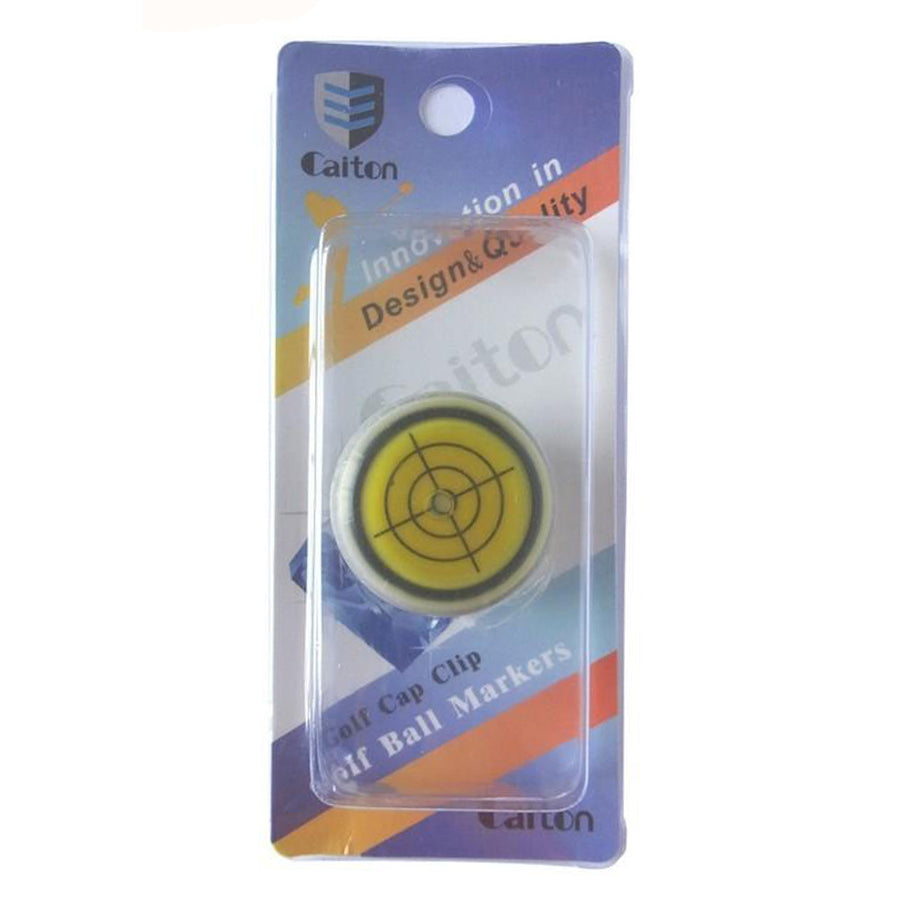 Golf Round Level Cap Clip Ball Mark With Level Function V.I.P Digital Presence