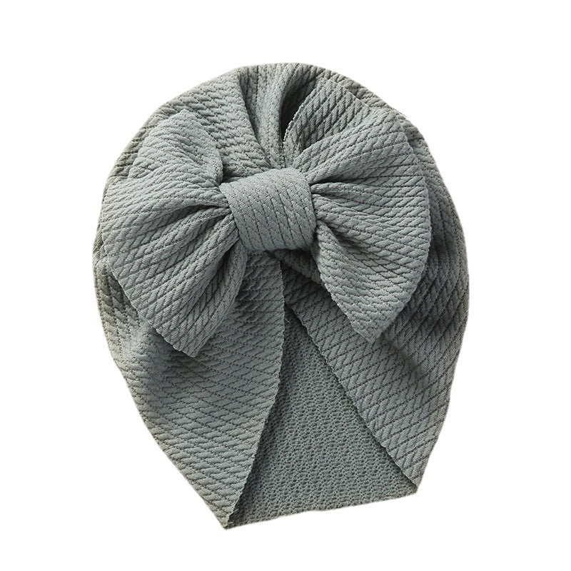 Pit Strip Children's Hat Double Bow Baby Baotou Cap Baby Warm Indian Tire Cap V.I.P Digital Presence