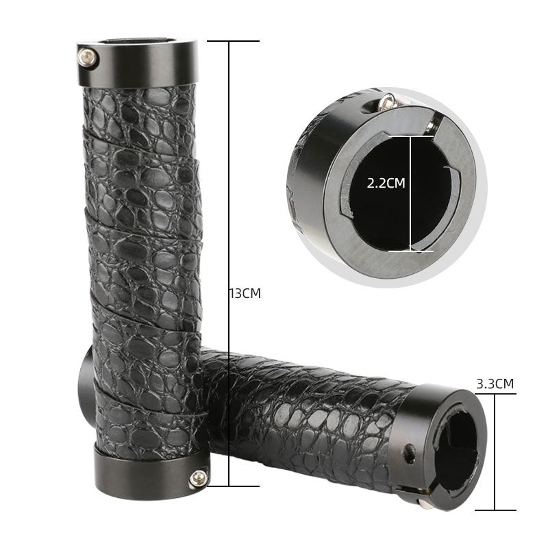 Bicycle Handlebar Cover Double-Sided Locking Grip Anti-Skid Wear-Resistant Texture Handlebar Cover Bicycle Accessories