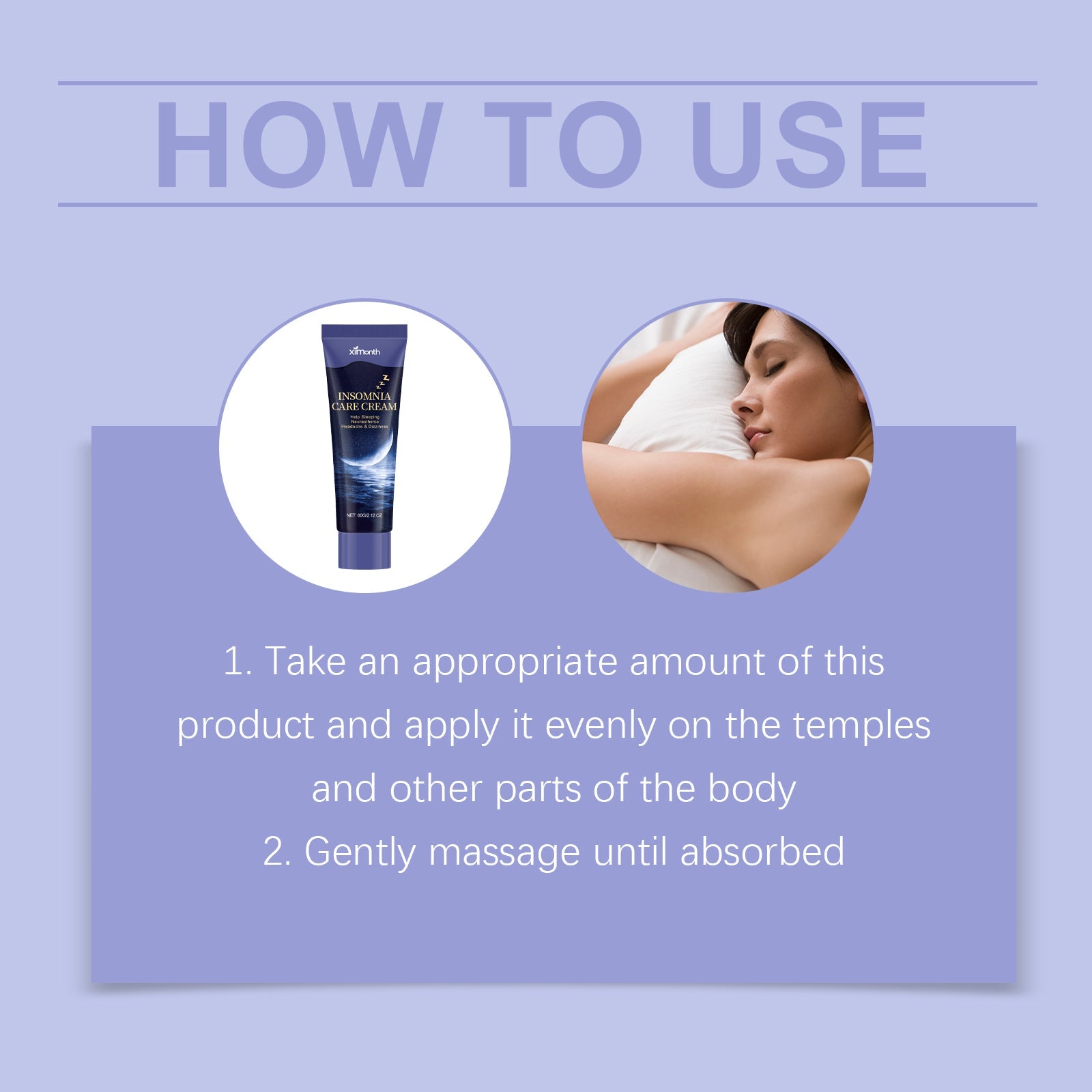 Sleep Cream Creates A Comfortable Space At Night, Pamper Sleep And Improve Mood Care Cream