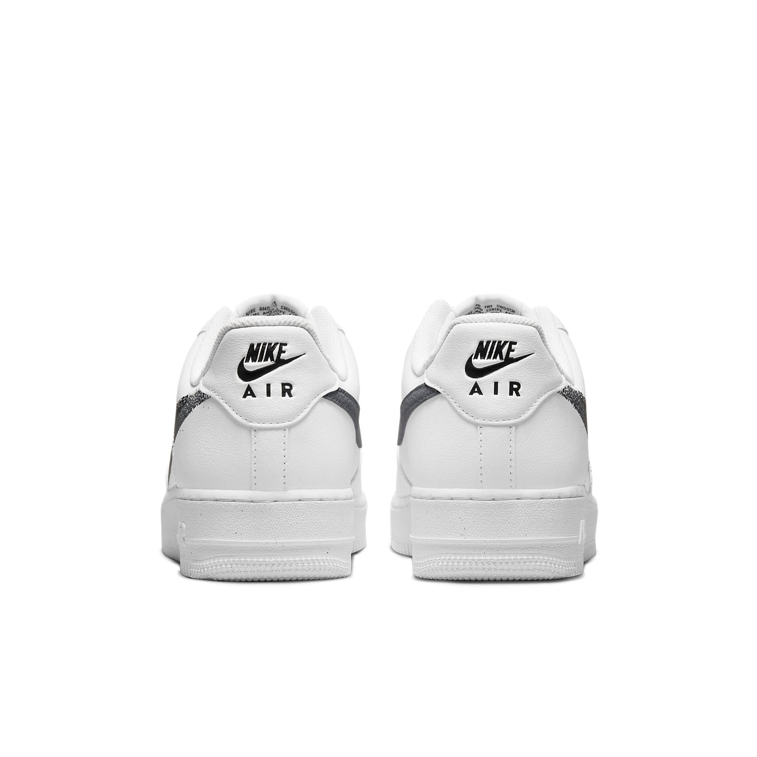 Nike Air Force 1 Low '07 Spray Paint Swoosh White Black Grey