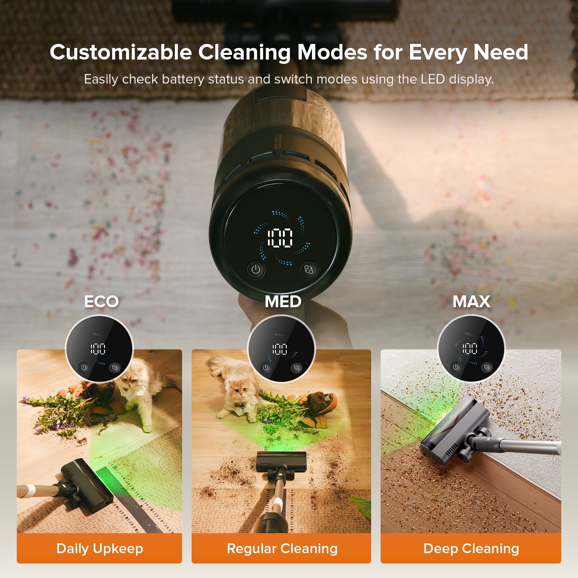 Roborock H60 Hub Pro Cordless Stick Vacuum Cleaner Roborock US Official Store