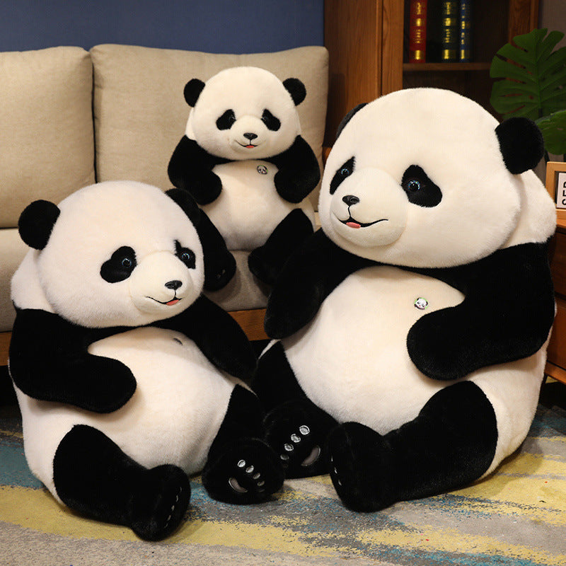Cute New Plush Toy In The Shape Of A Lifelike Panda Baby Joy