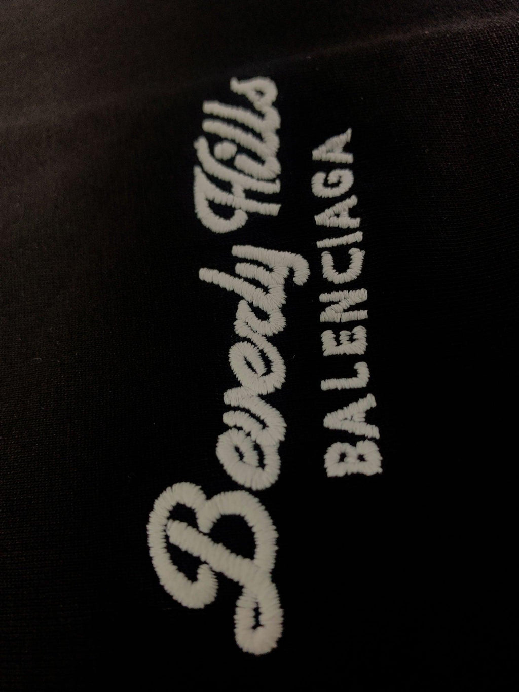 Balenciaga Black T-Shirt Without Collar Banlieue91