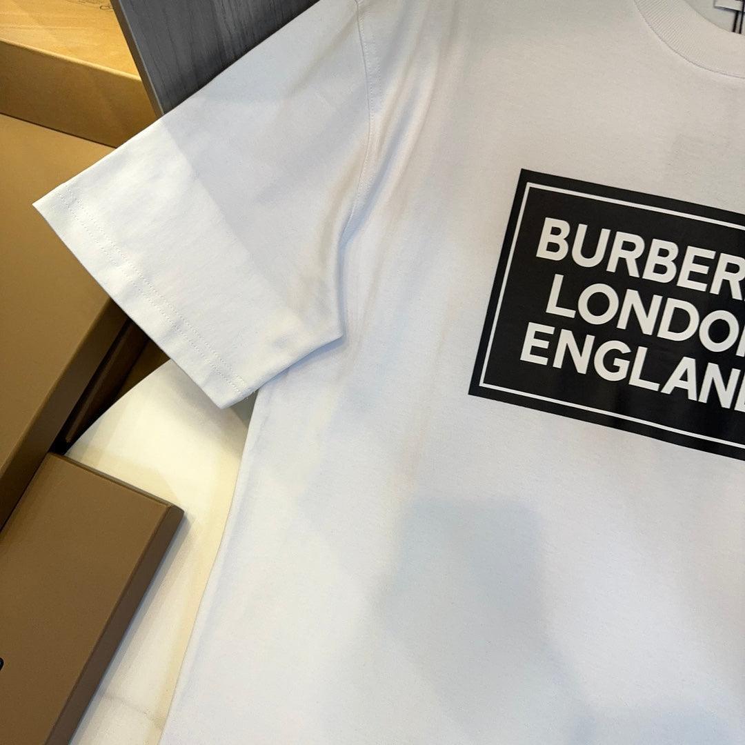 Burberry White T-Shirt Without Collar Banlieue91