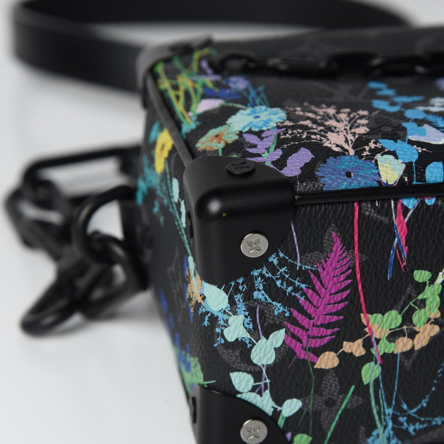 Louis Vuitton Monogram Eclipse Flower Print Mini Soft Trunk Women's Bag Banlieue91