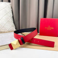 Valentino Garavani One Stud Belt 'Red/Black' Banlieue91