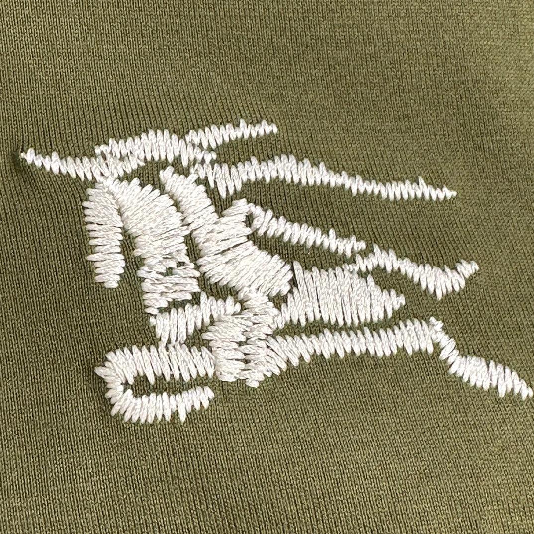 Burberry T-Shirt Without Collar 'Green & White' Banlieue91