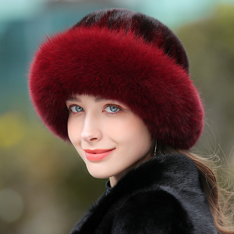 Women’s Outdoor Warm Fur Hat – Winter Cold-Weather Protection Hat FitiqueFit