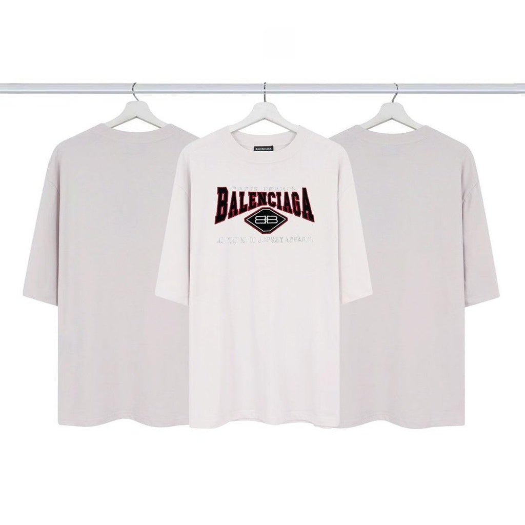 Balenciaga Cream T-Shirt Without Collar Banlieue91