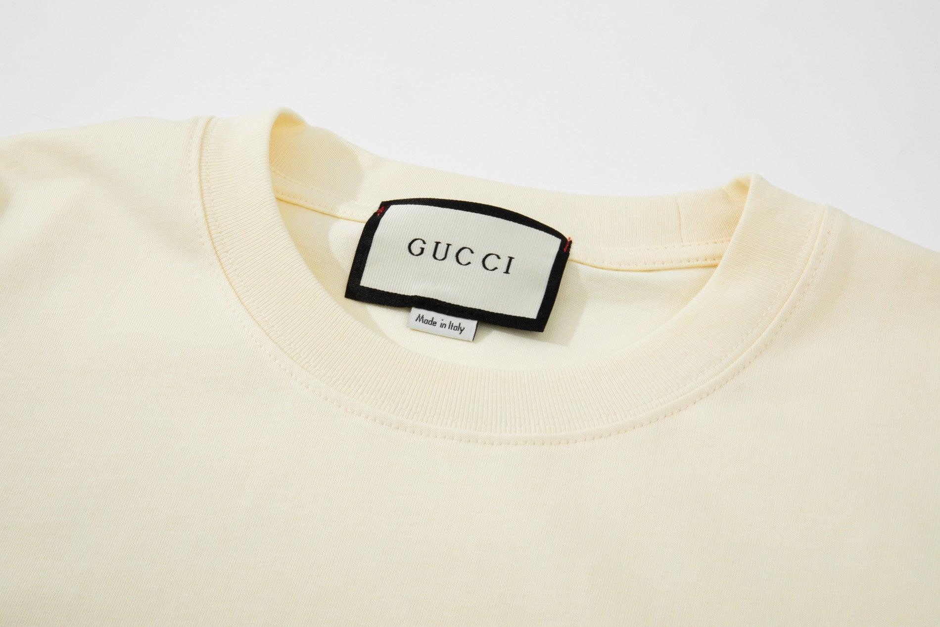 Gucci T-Shirt Without Collar 'Beige' Banlieue91