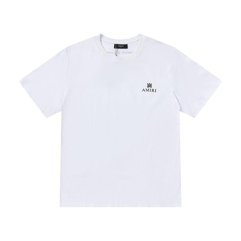 Amiri White T-Shirt Without Collar Banlieue91