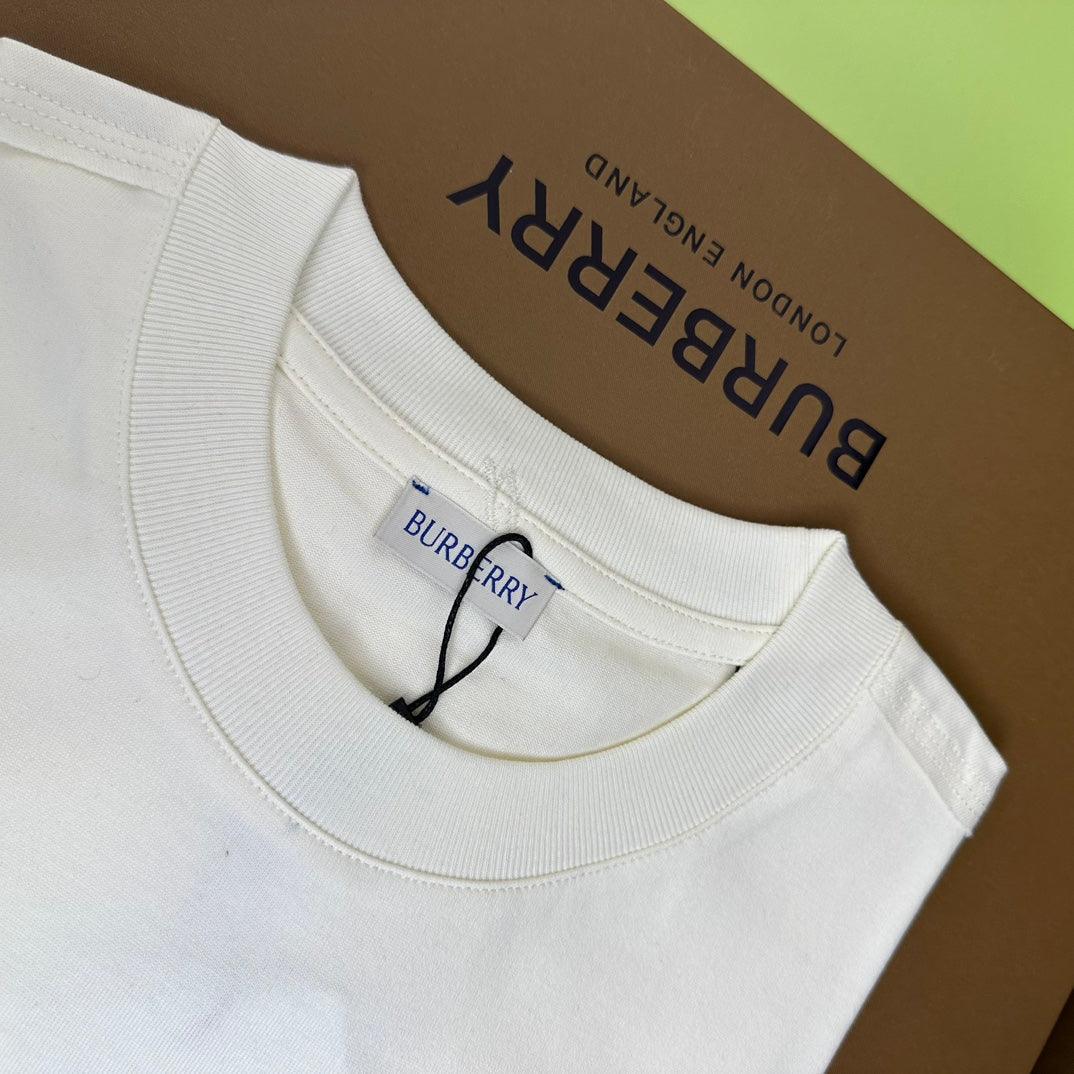 Burberry Cream T-Shirt Without Collar Banlieue91
