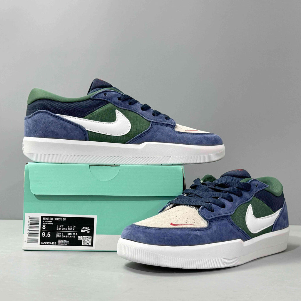 Nike SB Force 58 Navy Noble Green Banlieue91