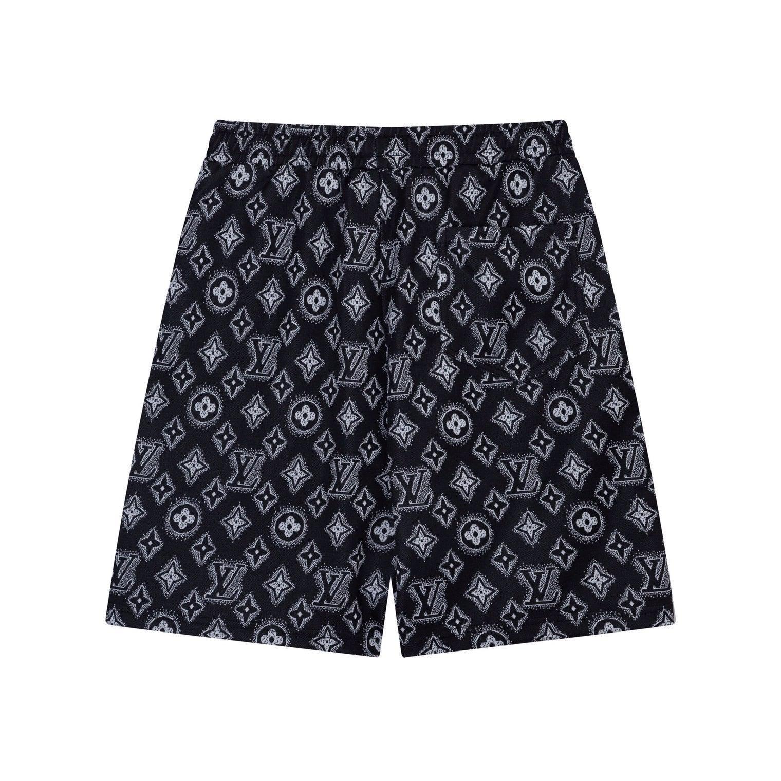 Louis Vuitton Sport Short Pant 'Black/White' Banlieue91