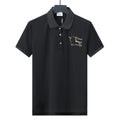 Burberry Black T-Shirt With Collar Banlieue91