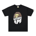 Bathing Ape Black T-Shirt without Collar Banlieue91