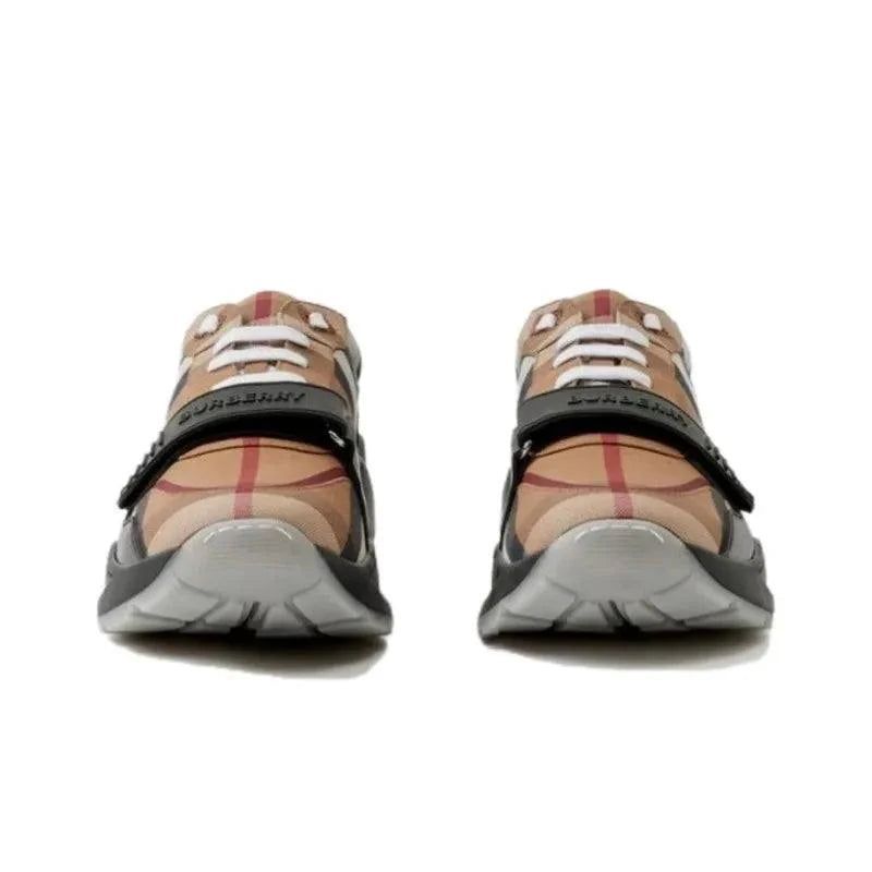 Burberry Ramsey Check Sneakers Birch Brown Banlieue91