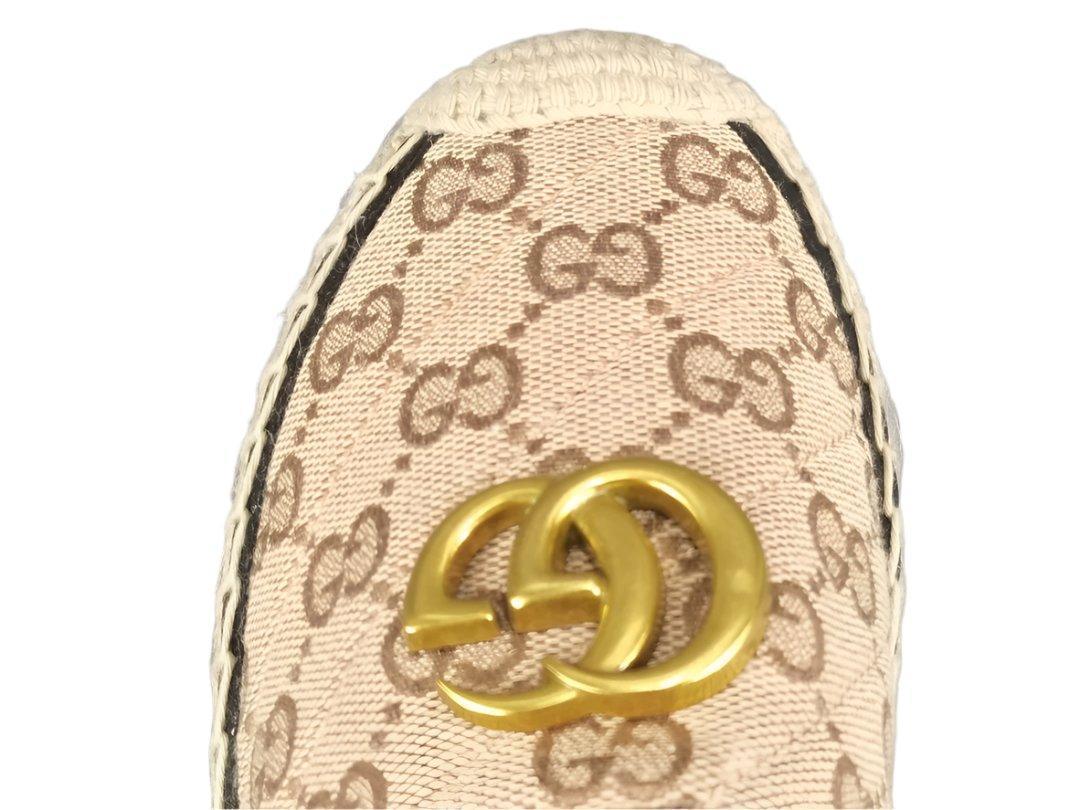 Gucci GG Matelassé Espadrille Marmont Flat Slip On Banlieue91