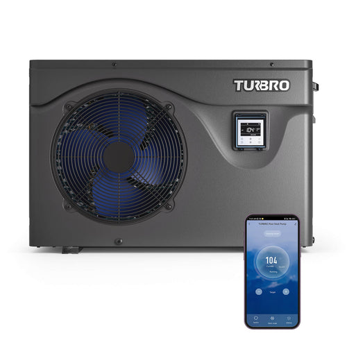(Open Box) Beluga B50V/B75V Inverter Swimming Pool Heat Pump TURBRO
