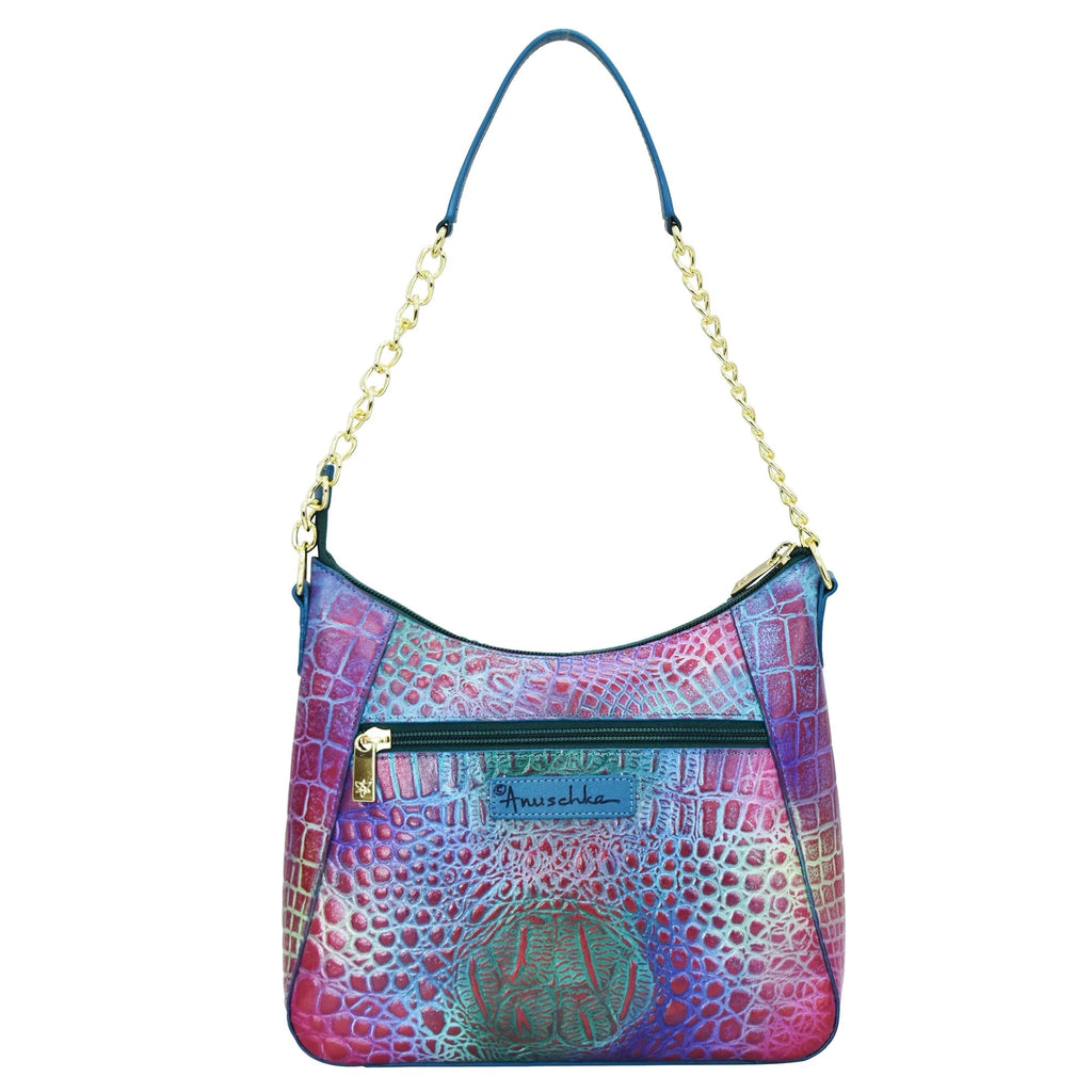 Zip-Top Shoulder Hobo - 709