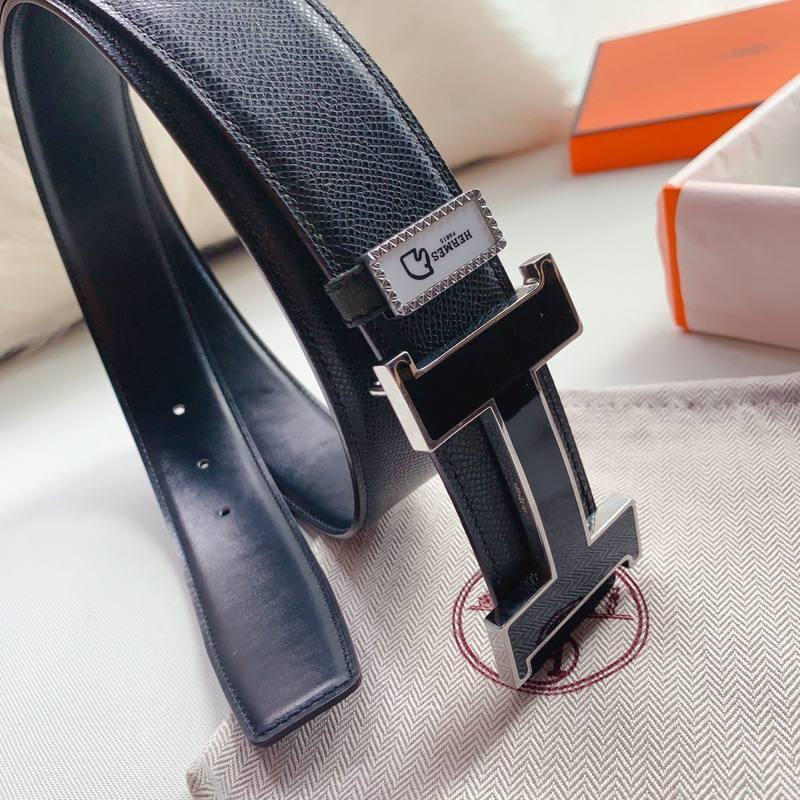 Hermes Men Black Buckle Belt 'Black' Banlieue91