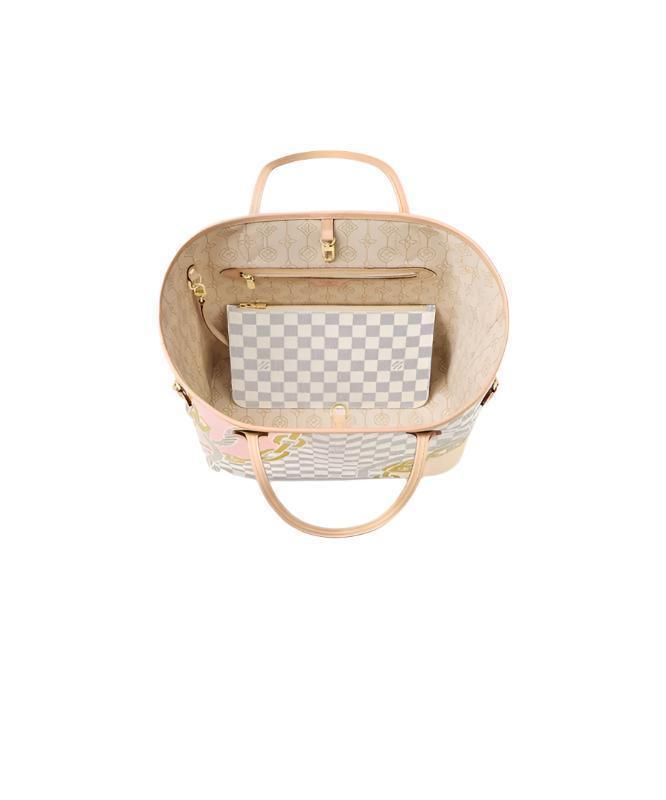 Louis Vuitton Nautical Damier Azur Neverfull Pouch MM Banlieue91