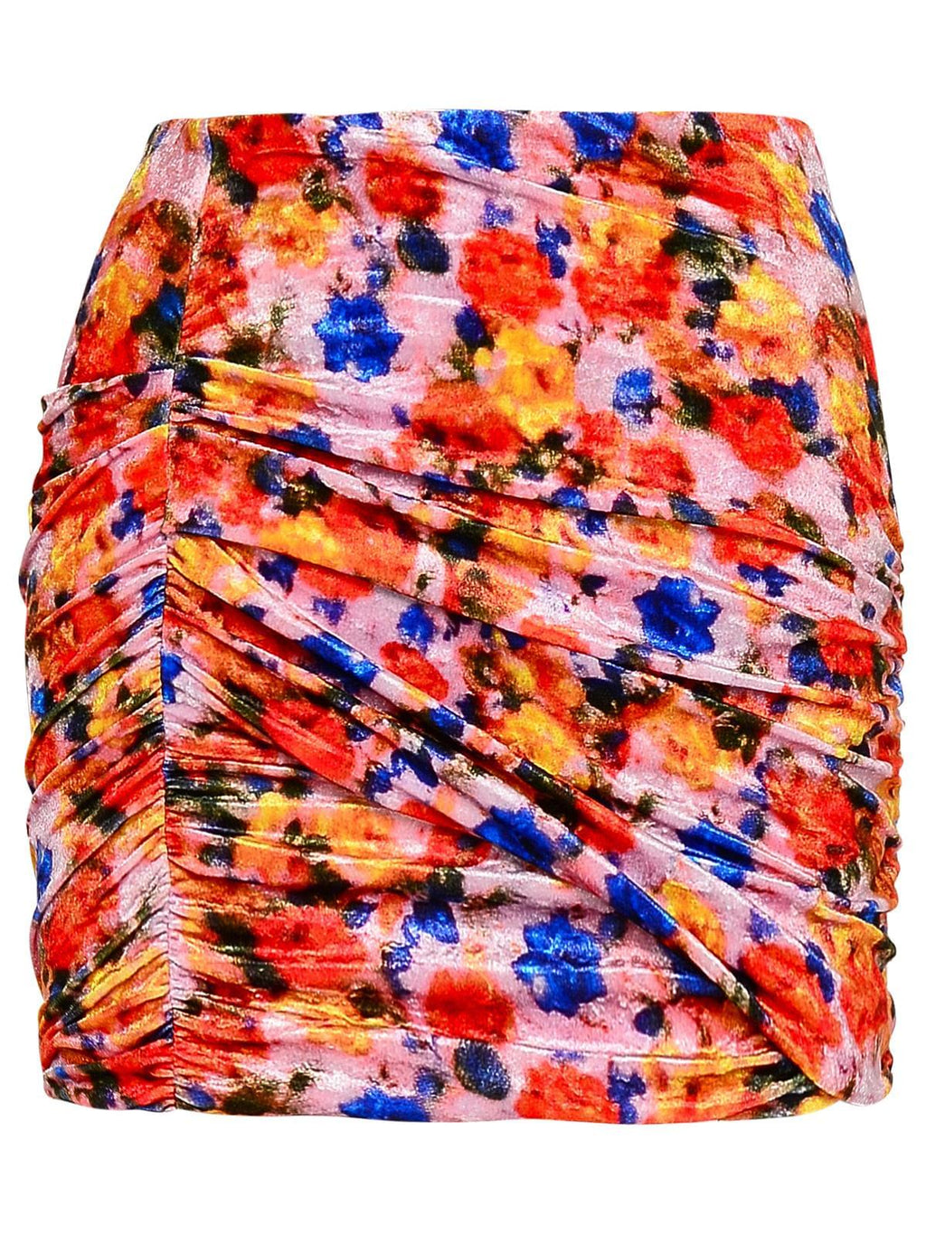 Isabel Marant Orange Polyamide Miniskirt Women Luosophy