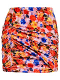 Isabel Marant Orange Polyamide Miniskirt Women Luosophy