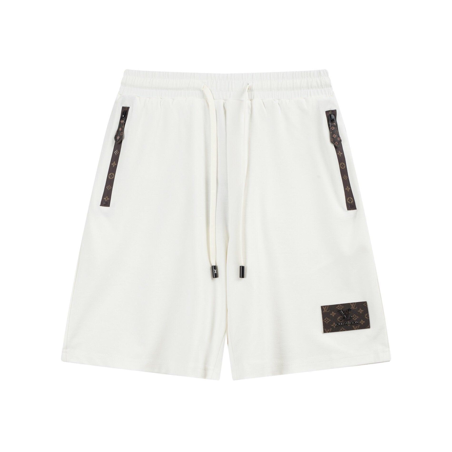 Louis Vuitton Sport Short Pant 'White/Brown' Banlieue91