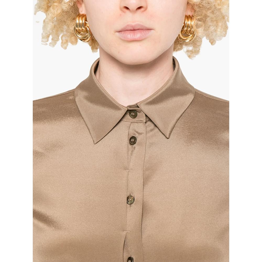 Max Mara Brown Tops - Shirts Women Luosophy