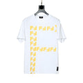 Fendi T-Shirt without Collar 'White-Yellow' Banlieue91