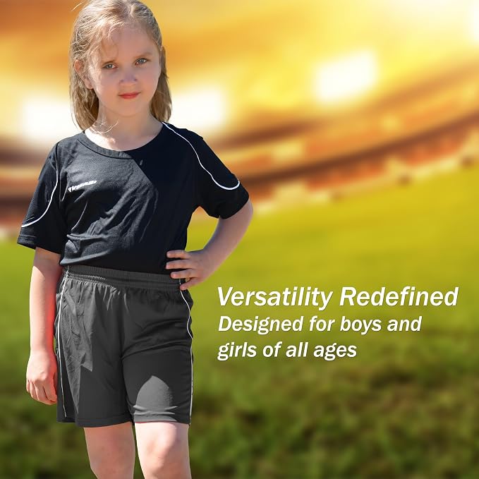 Vizari Dynamo Black Soccer Shorts Vizari Sports