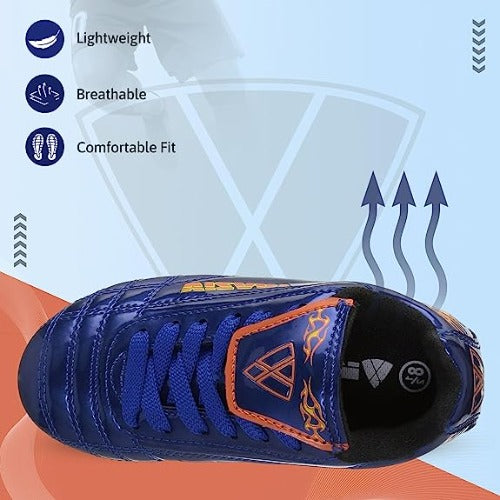 Youth Firm Ground Soccer Cleats – Blaze Blue/Orange