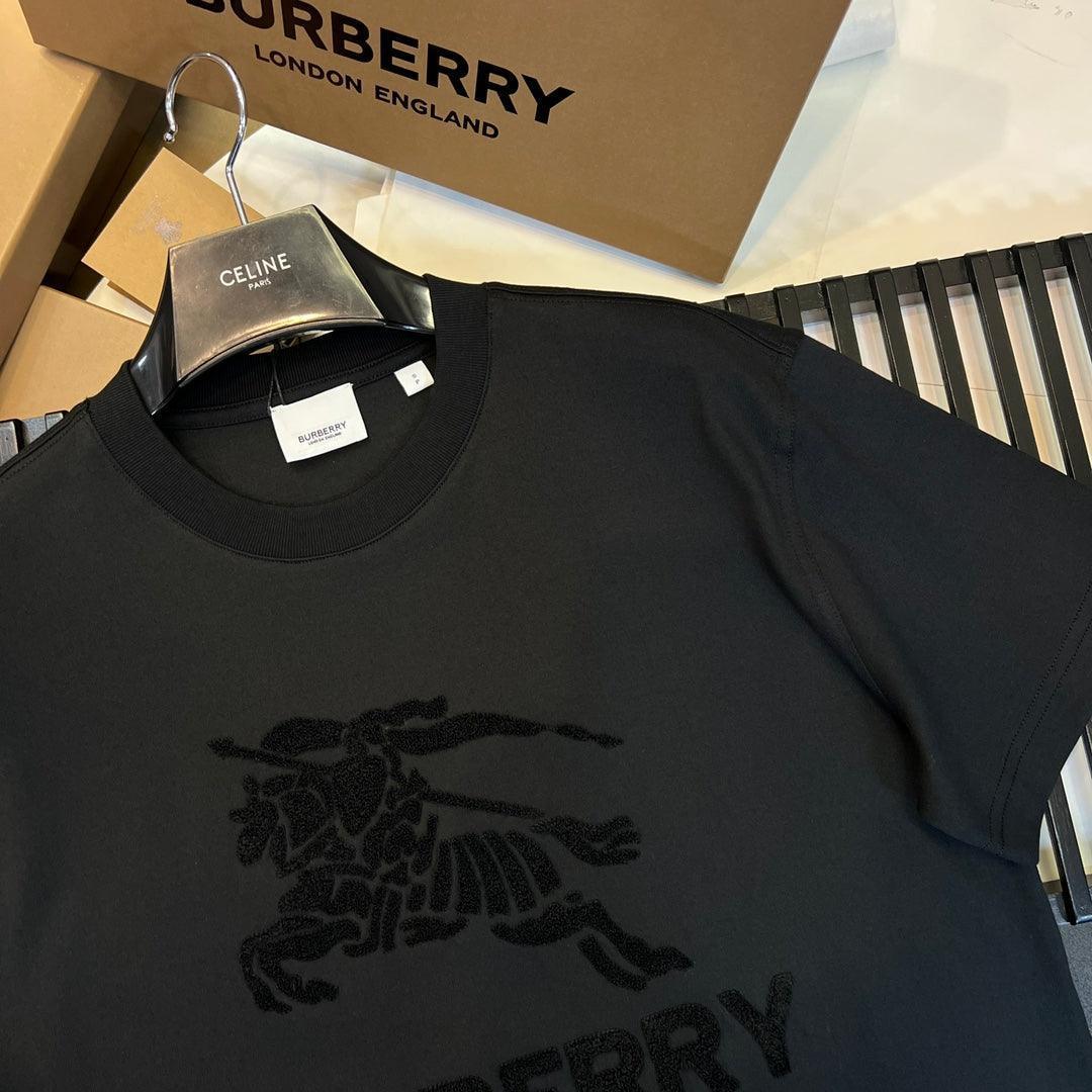 Burberry T-Shirt Without Collar 'Black' Banlieue91