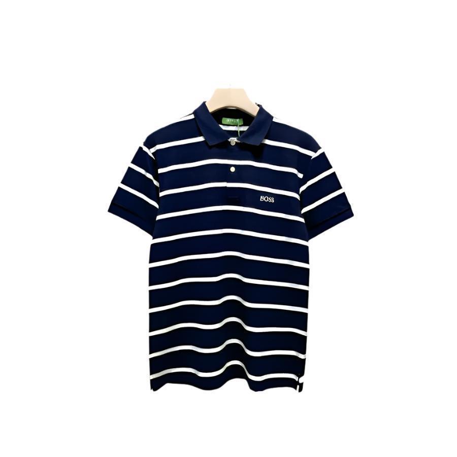 Hugo Boss Blue T-Shirt with Collar Banlieue91