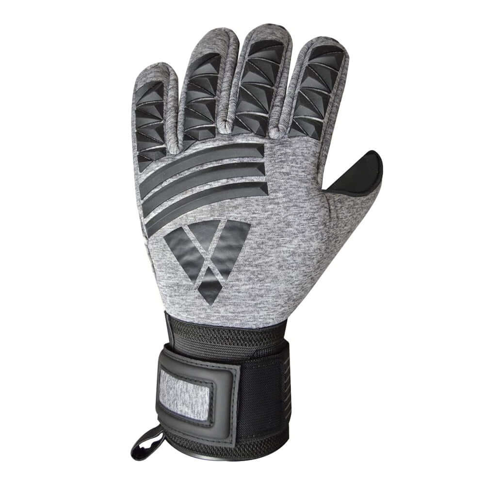 Pasadena F.p. Goalkeeper Gloves w/ Finger Protection-Black/Silver Vizari Sports
