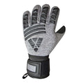 Pasadena F.p. Goalkeeper Gloves w/ Finger Protection-Black/Silver Vizari Sports