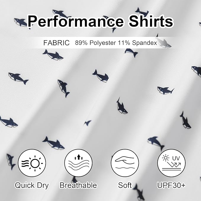 Golf Shirts for Men - Moisture Wicking Short Sleeve Performance Sport Casual Striped Collared Mens Polo Shirt IronWave Fitness